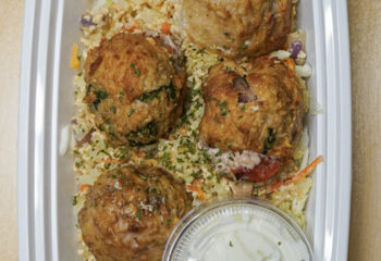 Chicken Meatballs & Cauliflower Rice