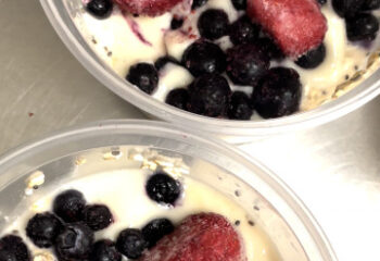 Mixed berry yogurt parfait